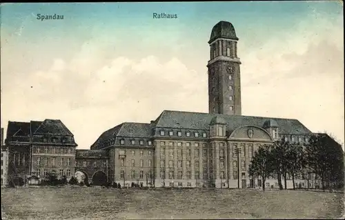 Ak Berlin Spandau, Rathaus
