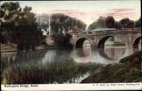 Ak Wallingford Oxfordshire England, Wallingford Bridge