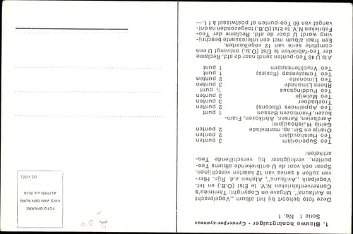 Ak Blauer Sonnenvogel