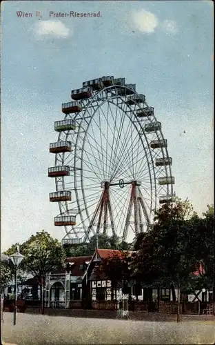 Ak Wien 2 Leopoldstadt, Prater, Riesenrad