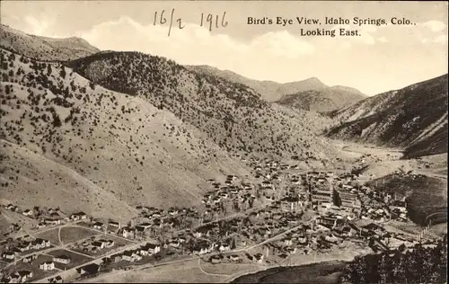 Ak Idaho Springs Colorado USA, Vogelperspektive