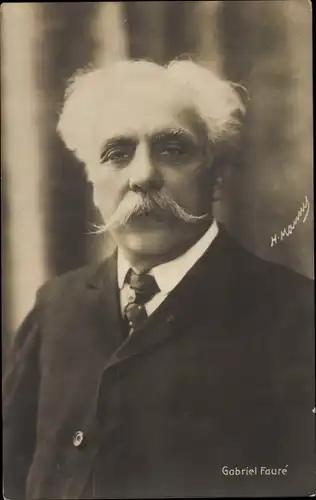 Ak Komponist Gabriel Fauré, Portrait