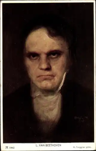 Künstler Ak Torggler, H., Komponist Ludwig van Beethoven, Portrait