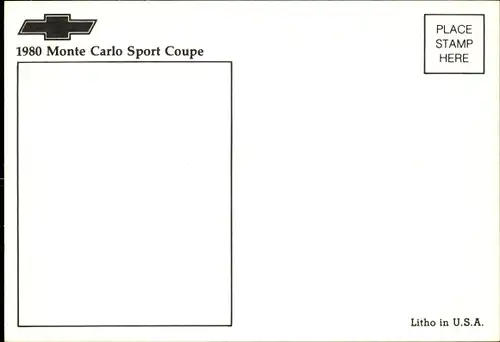 Ak Auto, Chevrolet, 1980 Monte Carlo Sport Coupe