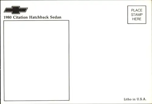 Ak Auto, Chevrolet, 1980 Citation Hatchback Sedan