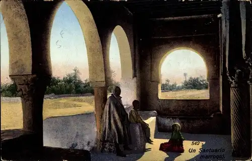 Ak Marabout Sidi Mohand Amokran Algerien, ein Marroqui-Heiligtum