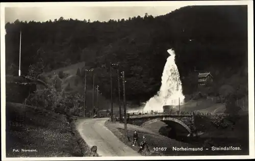 Ak Norheimsund Norwegen, Steindalfoss