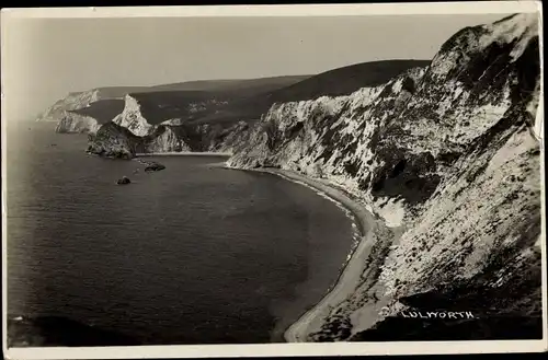 Ak Lulworth Südwestengland, Panorama, Landschaft