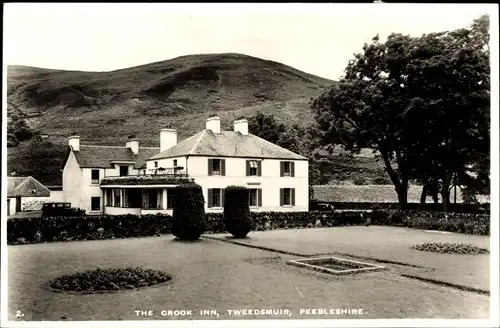 Ak Tweedsmuir Peeblesshire Schottland, das Crook Inn