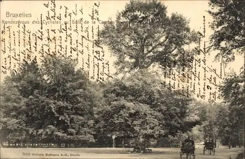 Ak Brüssel Brüssel, Radfahrertreffen im Bois de la Cambre