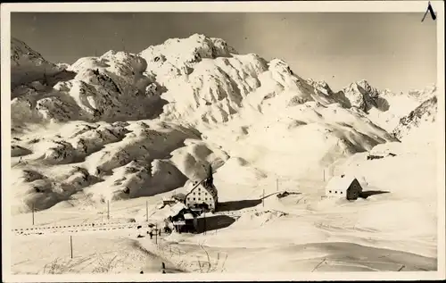 Ak Sankt Anton am Arlberg Tirol Österreich, Häuser, Winter