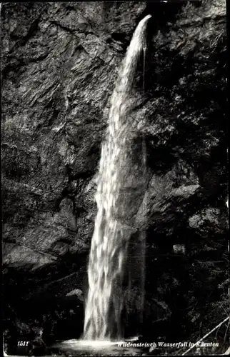 Ak Wildenstein Kärnten, Wasserfall