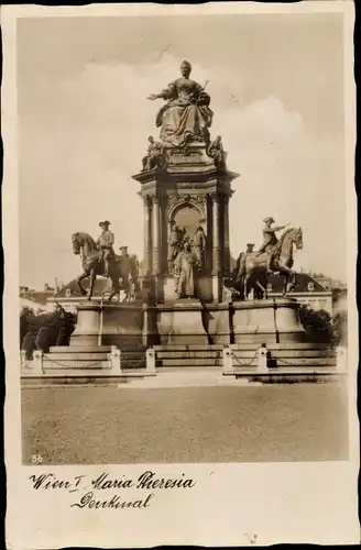 Ak Wien 1 Innere Stadt, Maria Theresia Denkmal