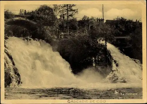 Ak Coo Stavelot Wallonien Lüttich, Cascade