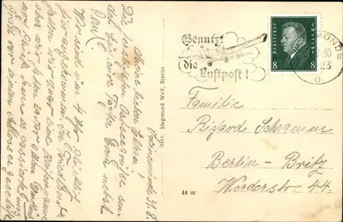 Ak Świnoujście Swinemünde Pommern, Westpromenade