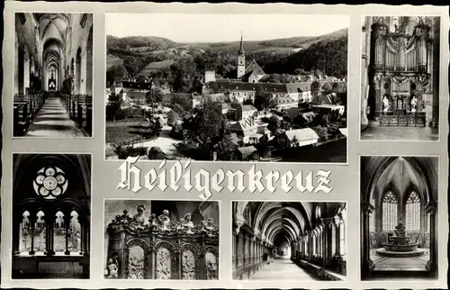 Ak Heiligenkreuz Niederösterreich, Stift Heiligenkreuz, Innenansichten, Ortsansicht