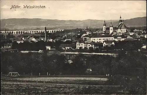 Ak Hranice na Moravě Mährisch Weißkirchen Region Olmütz, Teilansicht