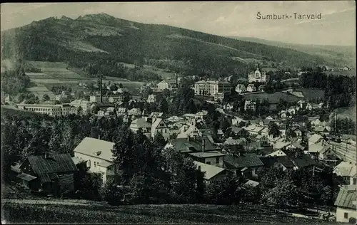 Ak Šumburk Tanvald nad Desnou Schumburg an der Desse Region Reichenberg, Panorama