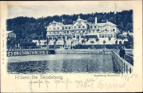 Ak Skodsborg Dänemark, Badehotel