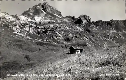 Ak Sonntag in Vorarlberg, Biberacher Hütte