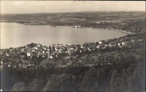 Foto Ak Bregenz in Vorarlberg, Panoramablick auf die Stadt