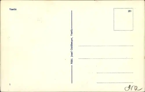 Ak Vsetín Wsetin Region Zlin, Gesamtansicht