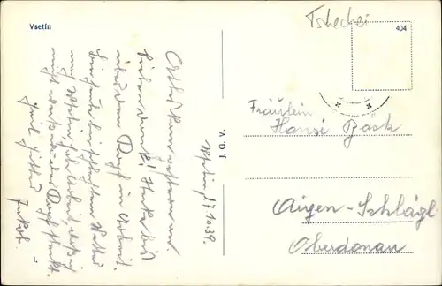 Ak Vsetín Wsetin Region Zlin, Gesamtansicht