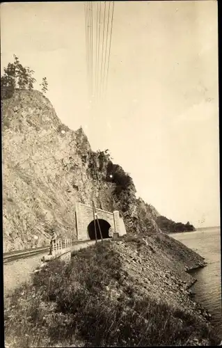 Foto Ak Russland, Baikalsee, Tunnel