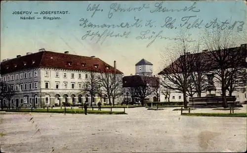 Ak Josefov Josefstadt Jaroměř Jermer Region Königgrätz, Ringplatz