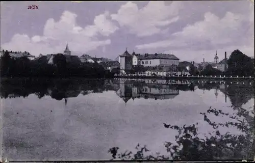 Ak Jičín Jitschin Region Königgrätz, Ortsansicht