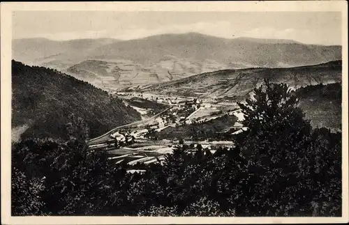 Ak Užok Jiráskova Bouda na Sibiří Riesengebirge Region Königsgrätz, Panorama