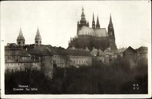 Ak Praha Prag Tschechien, Crám Sv. Vita