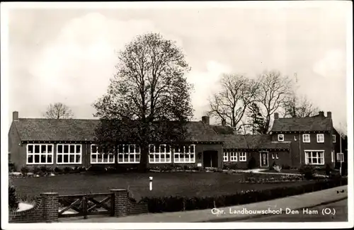 Ak Den Ham Overijssel, Christliche Landbau-Schule