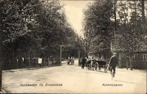 Ak Klampenborg Dänemark, Indgangen til Dyrehaven