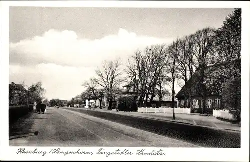 Ak Hamburg Nord Langenhorn, Blick in die Tangstedter Landstraße