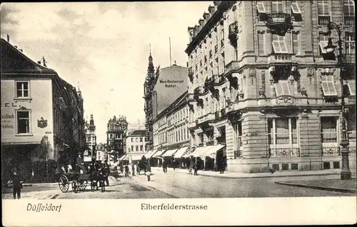 Ak Düsseldorf am Rhein, Elberfelder Straße