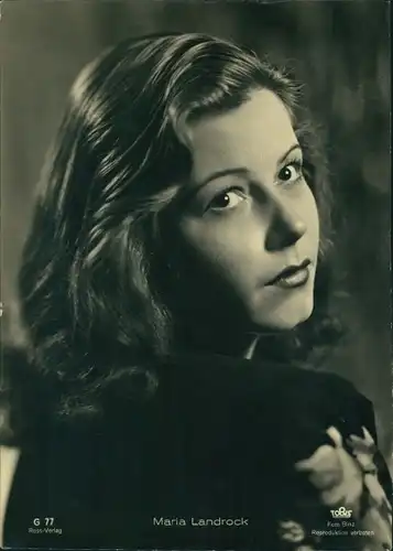 Ak Schauspielerin Maria Landrock, Portrait