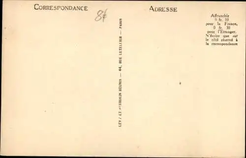 Ak Coucy le Château Aisne, Nach dem Krieg, Route de Noyon