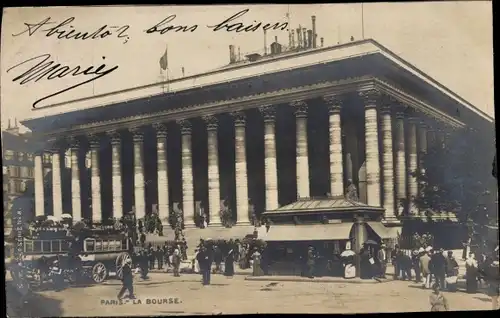 Ak Paris II. Börsenviertel, La Bourse