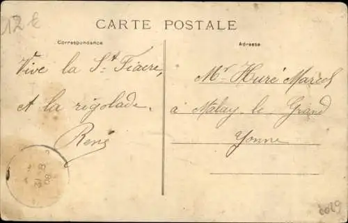 Ak Brunoy Essonne, Rue du Pont