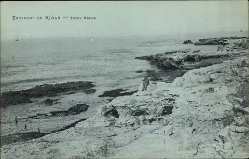 Ak Royan Charente Maritime, Terre Negre