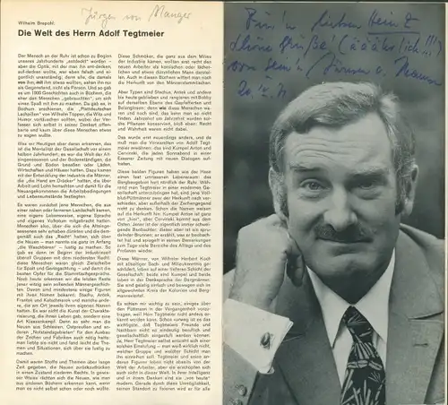 Klapp Autogrammkarte Schauspieler Jürgen von Manger, Portrait, Autogramm