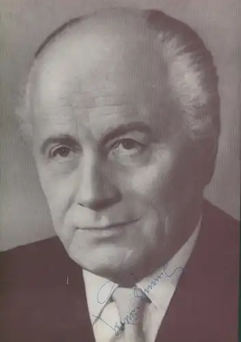 Autogrammkarte Schauspieler Hermann Thimig, Portrait, Autogramm