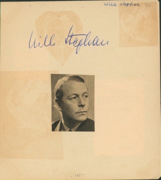 Autogrammkarte Schauspieler Georg Thomalla, Portrait, Autogramm, Willi ...