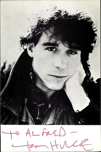 Autogrammkarte Schauspieler Tom Hulce, Portrait, Autogramm