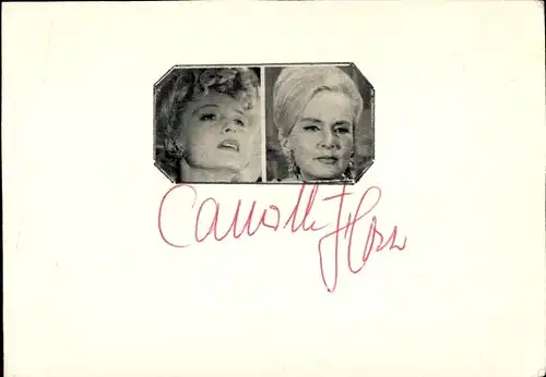 Foto Autogramm Schauspielerin Camilla Horn, Portrait