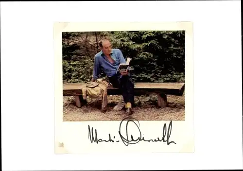 Foto Autogramm Schauspieler Martin Benrath