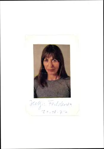 Foto Autogramm Schauspielerin Helga Feddersen