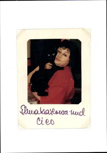 Foto Autogramm Schauspielerin Elma Karlowa