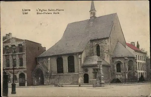 Ak Lier Lierre Flandern Antwerpen, Sint-Pieters-Kirche